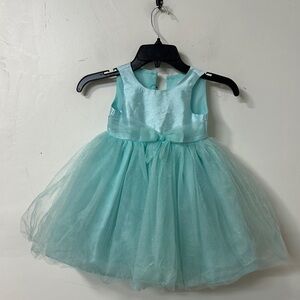 Elegant Aqua Kids Dress